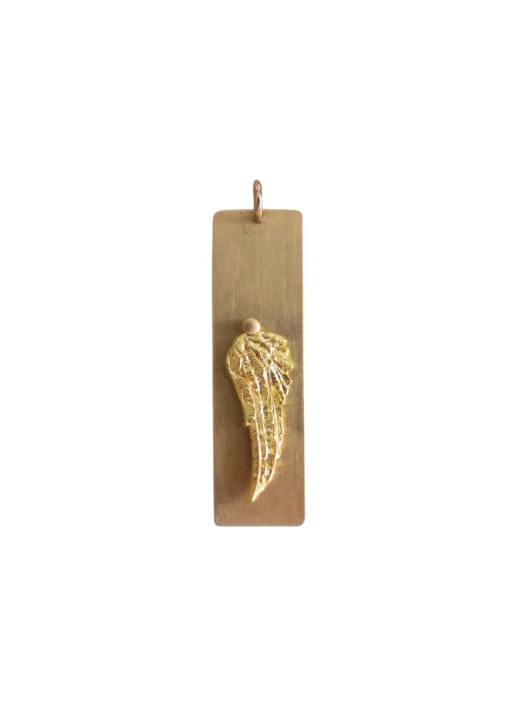 Angel Plate Charm (M)