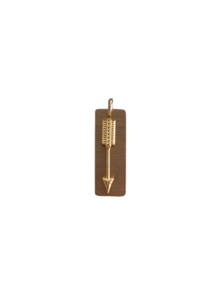 Arrow Plate Charm (S)