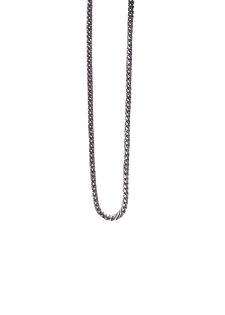 Oxidized Steel Curb Chain