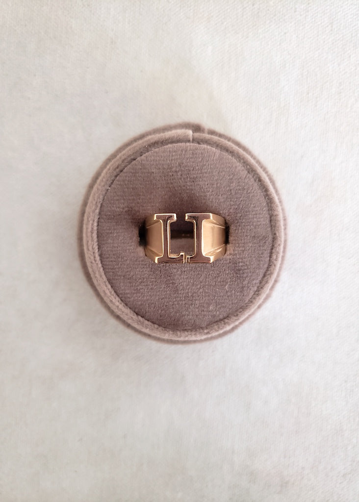 Johnny Initial Ring (Largest Size)