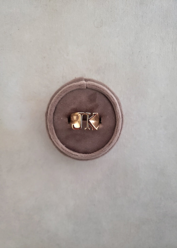 Johnny Initial Ring (Largest Size)