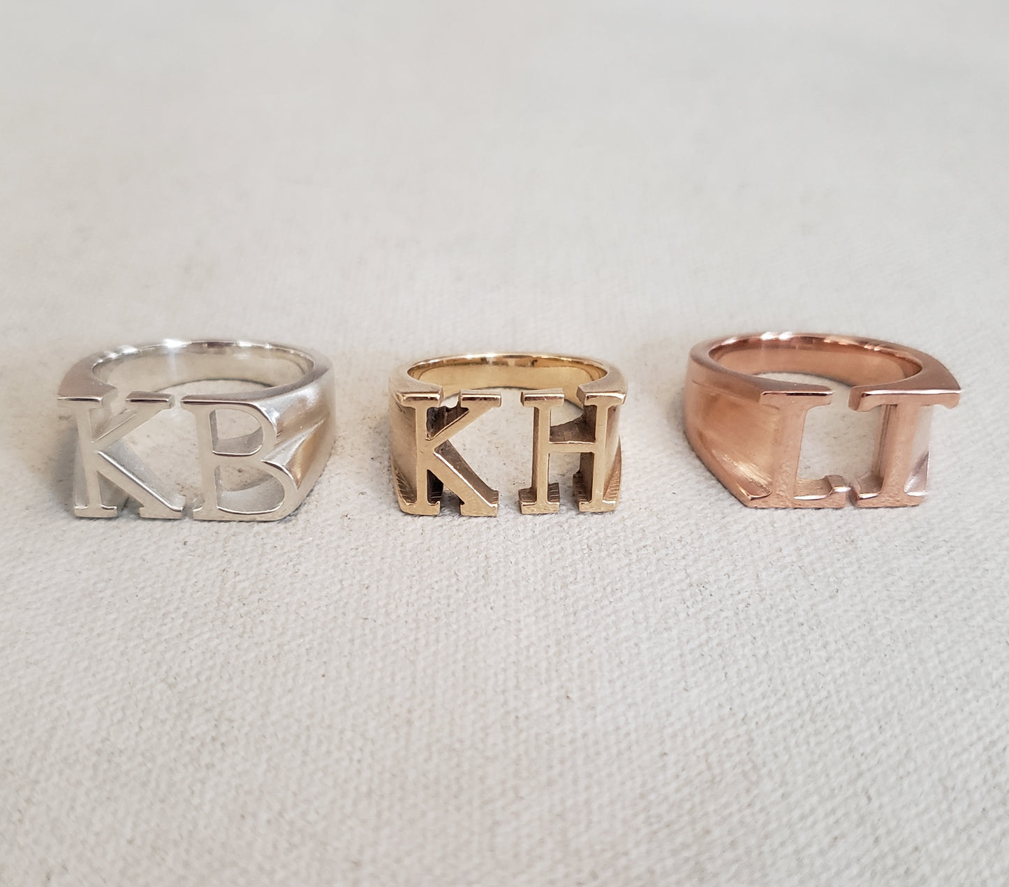 Johnny Initial Ring (Largest Size)