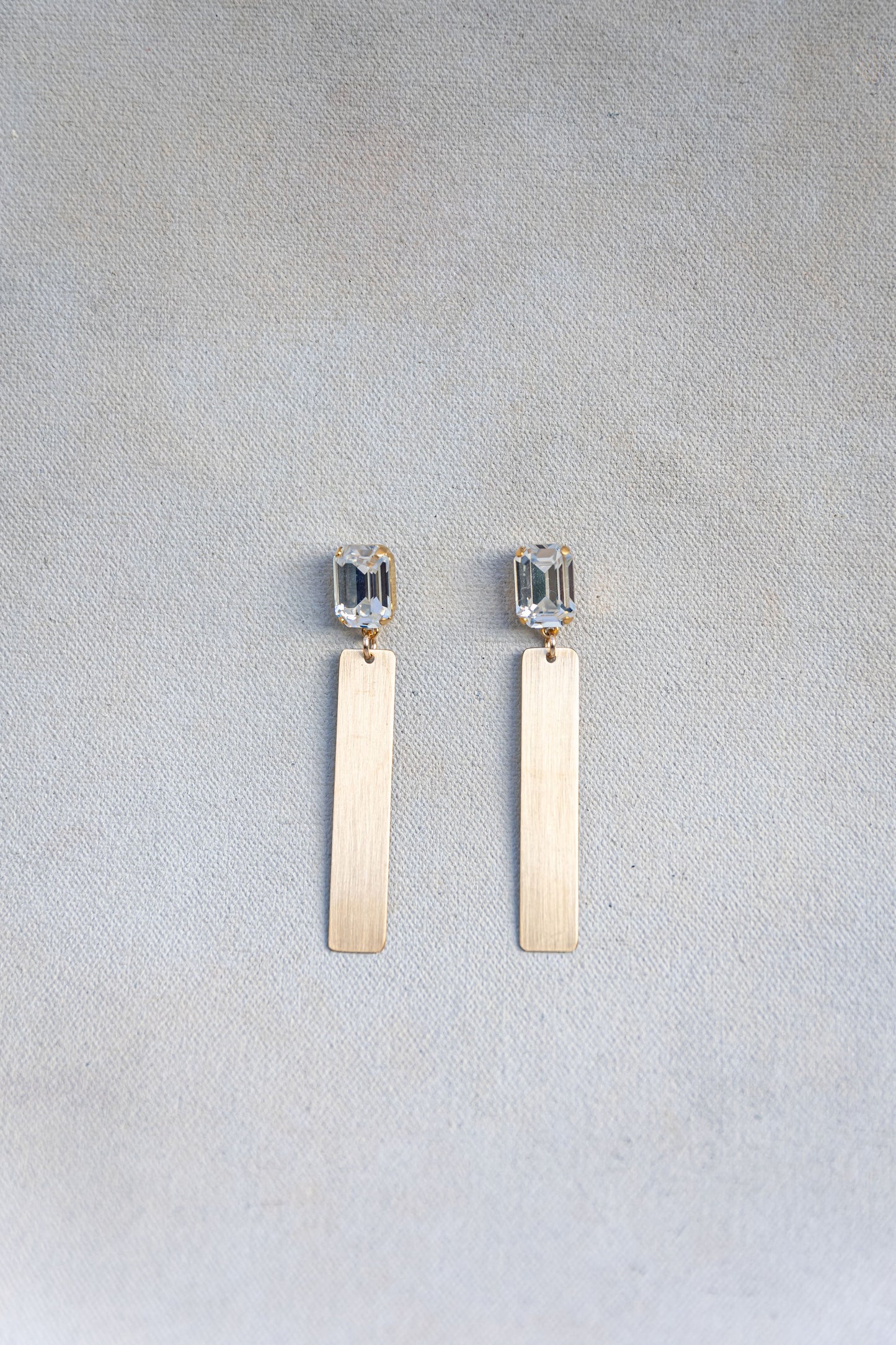 The Crystal Original Tab Earring