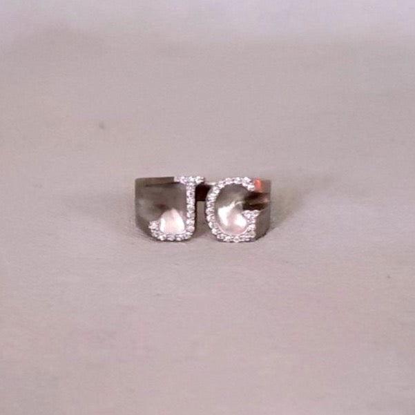 Diamond Johnny Initial Ring (original)