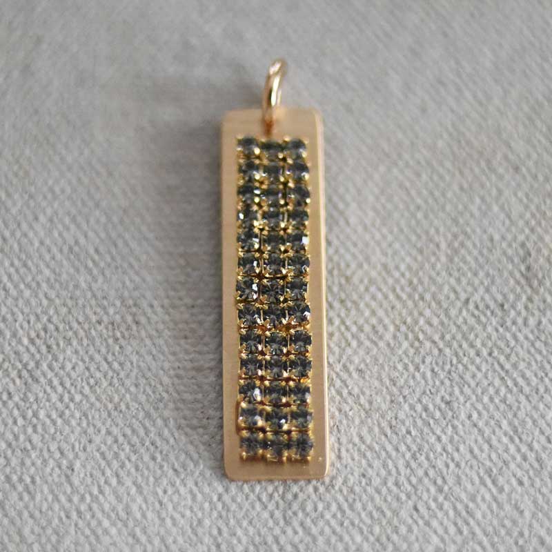 Original Tab Bling Plate Charm (L)