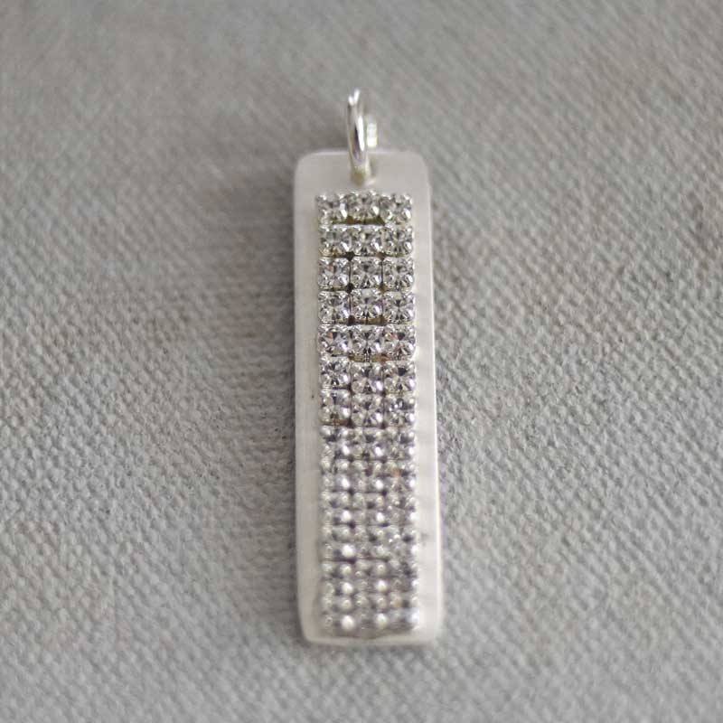 Original Tab Bling Plate Charm (L)