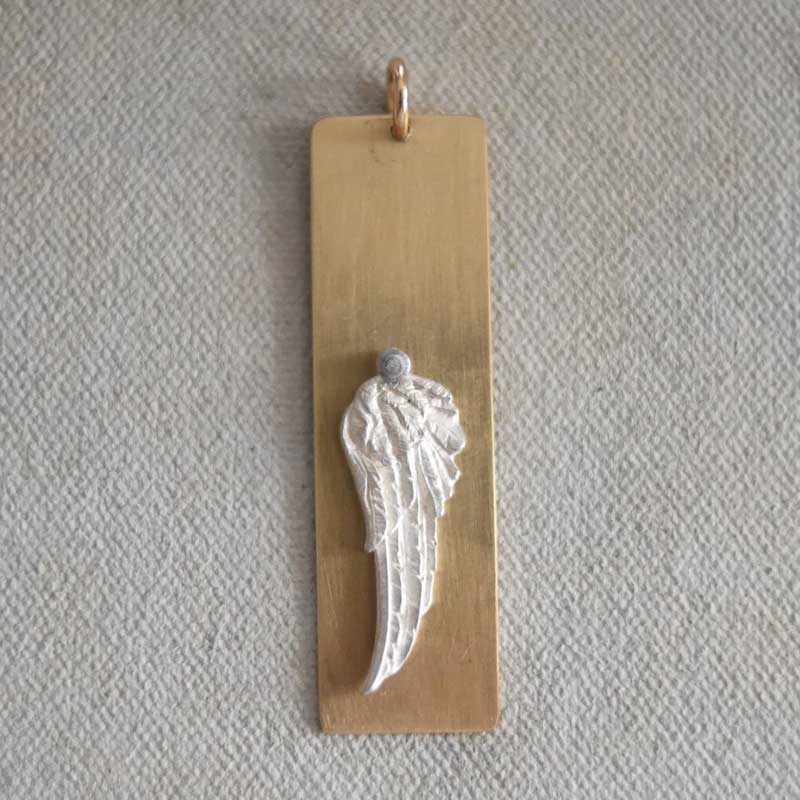 Angel Plate Charm (M)