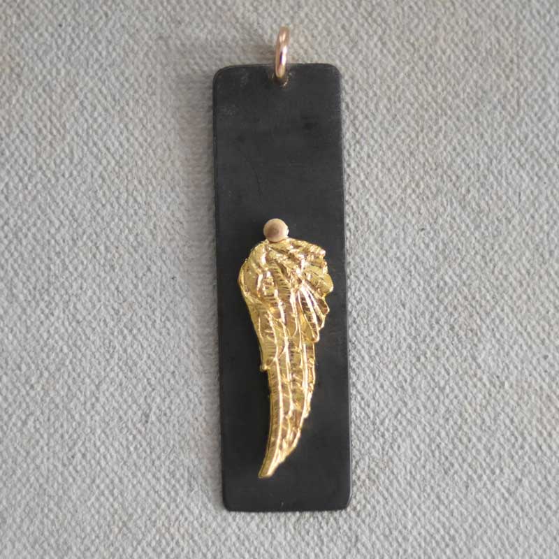 Angel Plate Charm  (M)