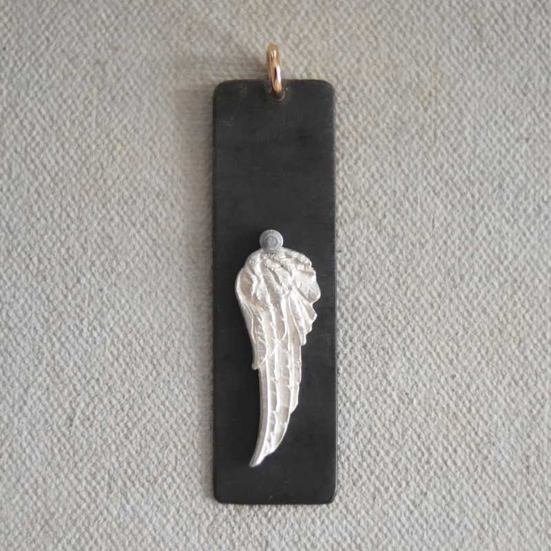 Angel Plate Charm (M)