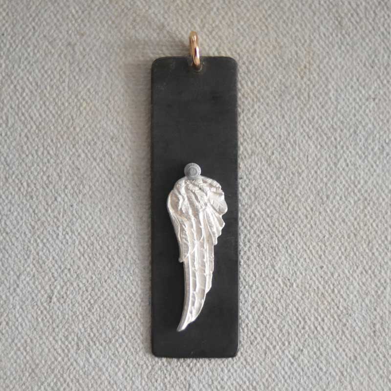 Angel Plate Charm  (M)