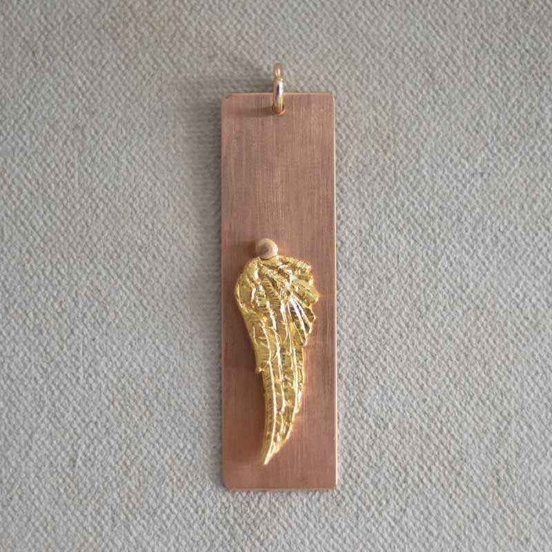 Angel Plate Charm (M)