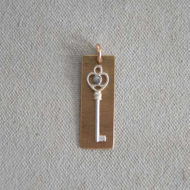 Key Plate Charm (S)