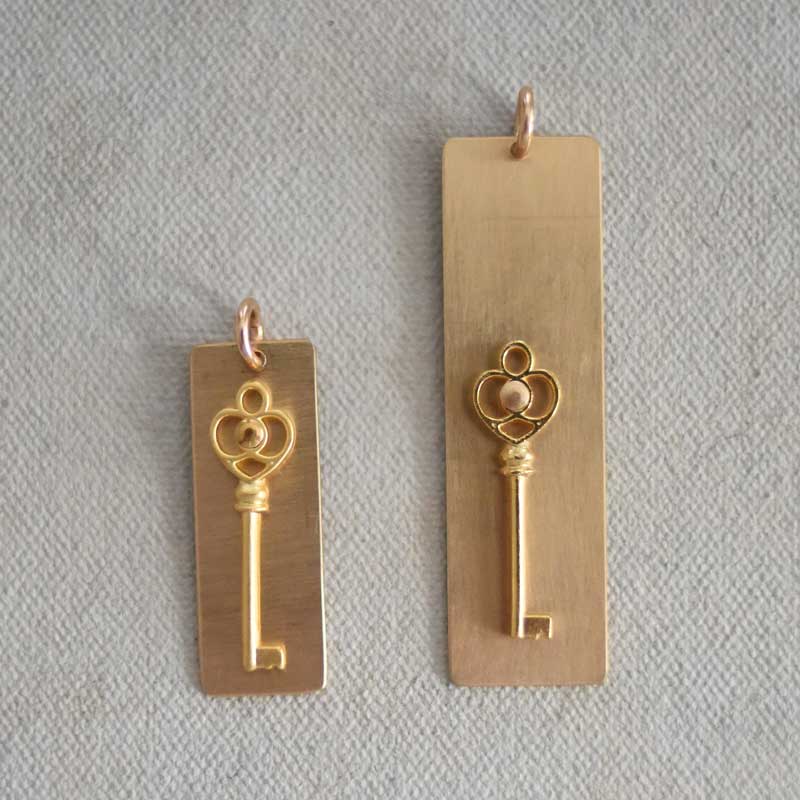 Key Plate Charm (M)