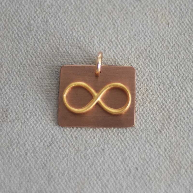 Infinity Plate Charm