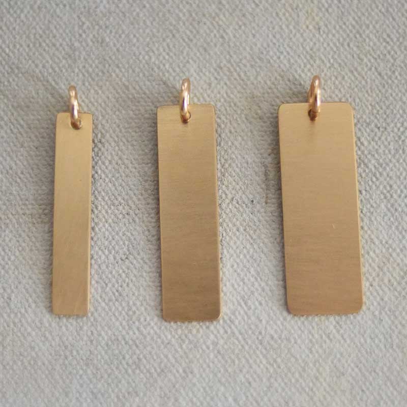 Single Date/Name Daily Tab Charm (M)