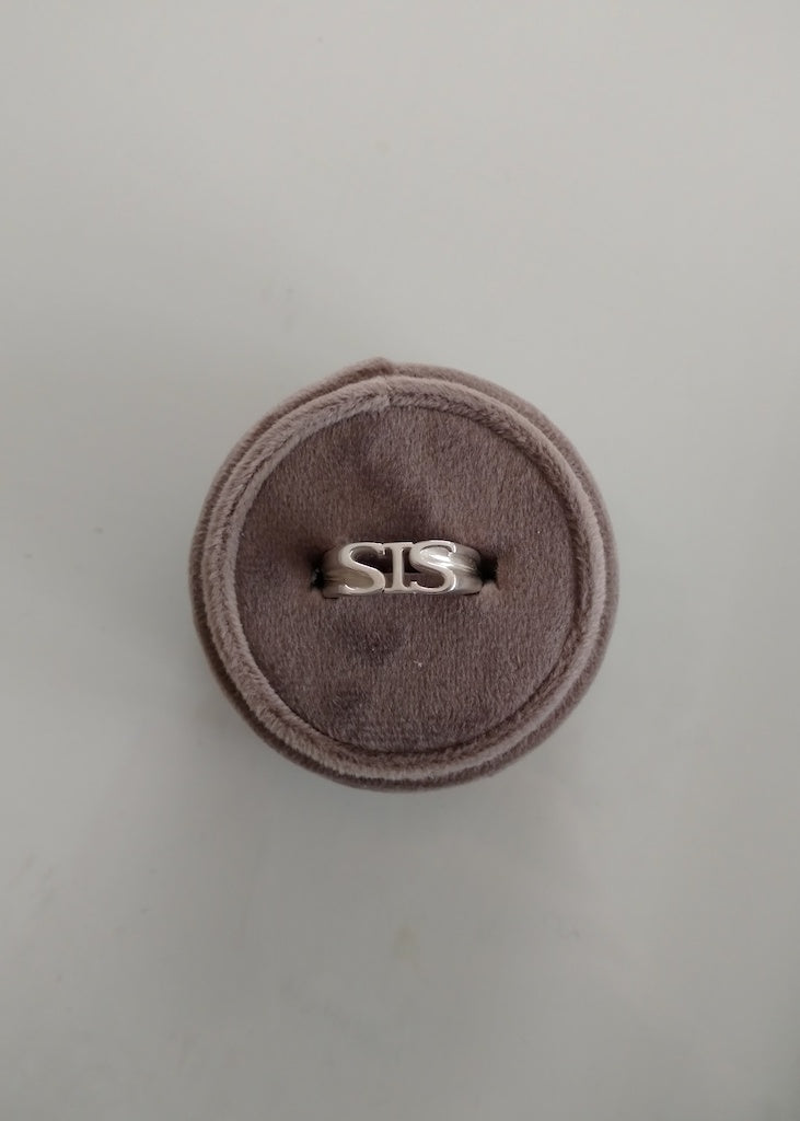 Three Initial Hayes Ring (Smallest Size)